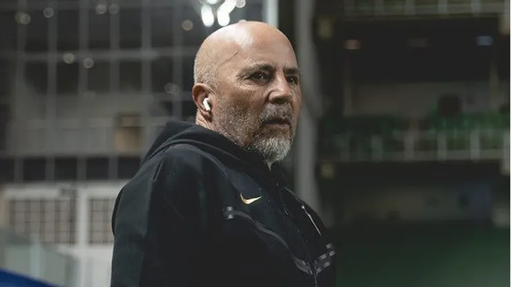 Sampaoli no Galo. Fotos: Pedro Souza / Atlético