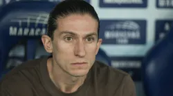 Filipe Luís abordou foco do Mengo no mercado - Foto: Thiago Ribeiro/AGIF