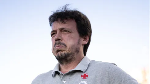 Fernando Diniz tecnico do Vasco durante partida contra o Nova Iguacu
