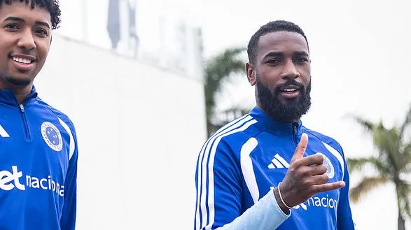 Gerson em treino do Cruzeiro. Foto: Gustavo Aleixo/Cruzeiro
