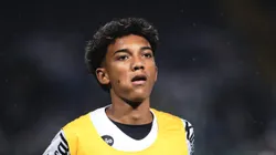 Robinho Júnior durante partida realizada em Barueri