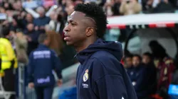 Vinícius Júnior do Real Madrid durante partida no Santiago Bernabeu