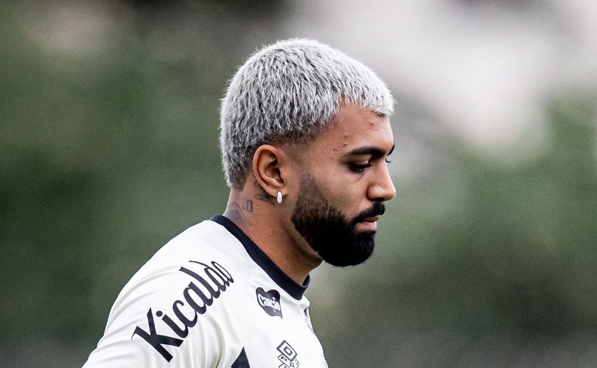 Gabigol começa no banco em Santos x Corinthians, Thaciano será titular e escalação é revelada