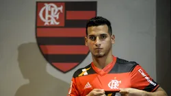 RN - Rio de Janeiro - 12/01/2017 - Apresentacao de Trauco no Flamengo - Trauco durante apresentacao oficial no Flamengo realizada no CT Ninho do Urubu Foto: Fernando Soutello/AGIF