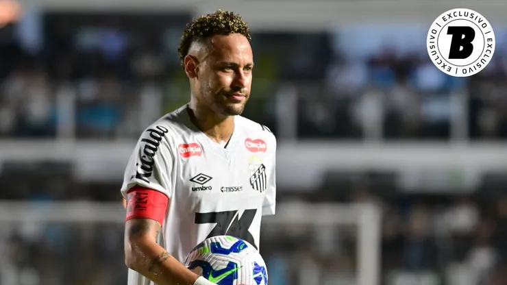 Neymar está fora do clássico contra o Corinthians, pelo Paulistão. Foto: Jota Erre/AGIF