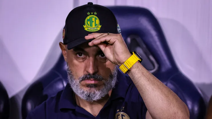 Rafael Guanaes técnico do Mirassol. Foto: Fabio Giannelli/AGIF