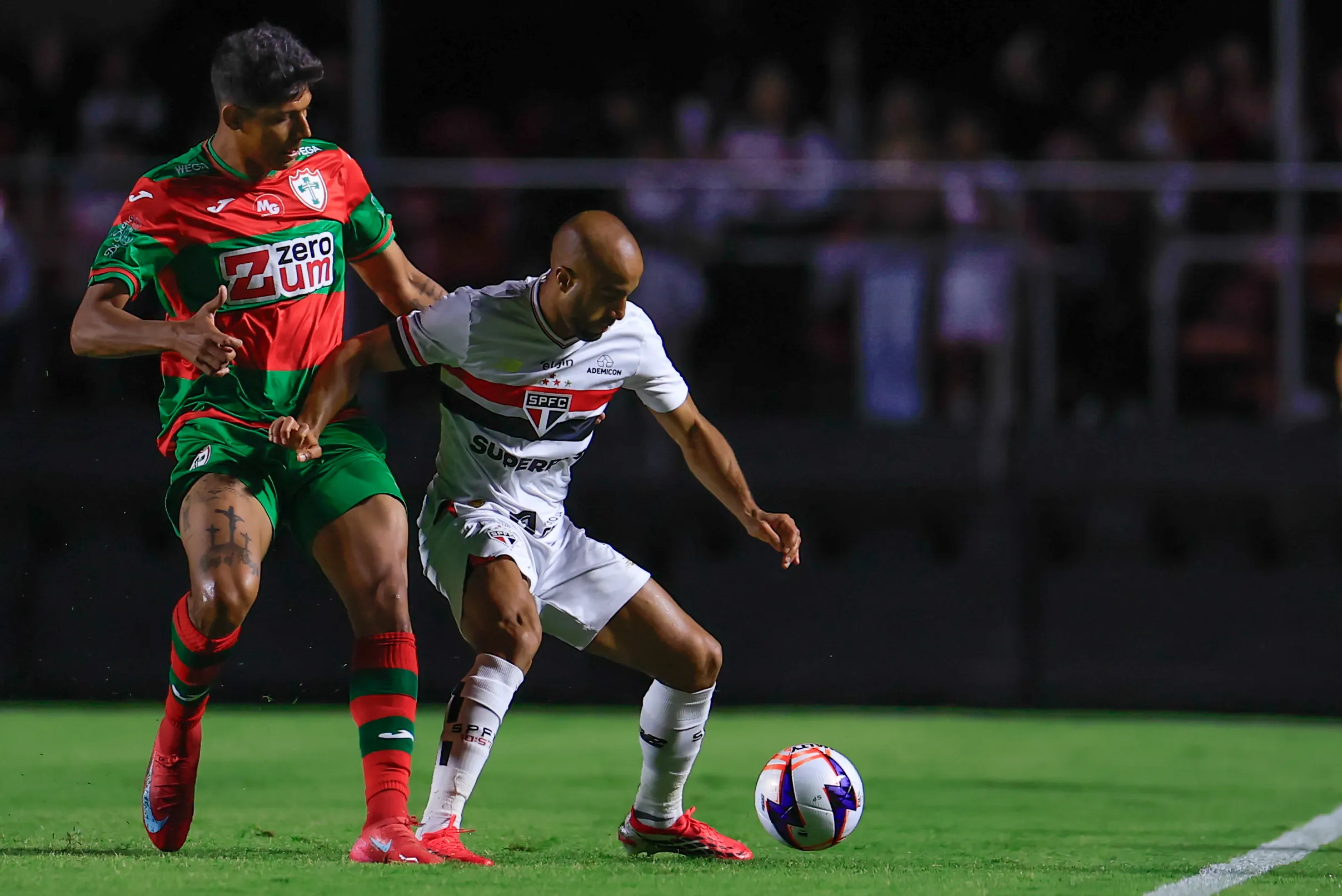 São Paulo perdeu para a Portuguesa pelo Paulistão. Foto: Marcello Zambrana/AGIF