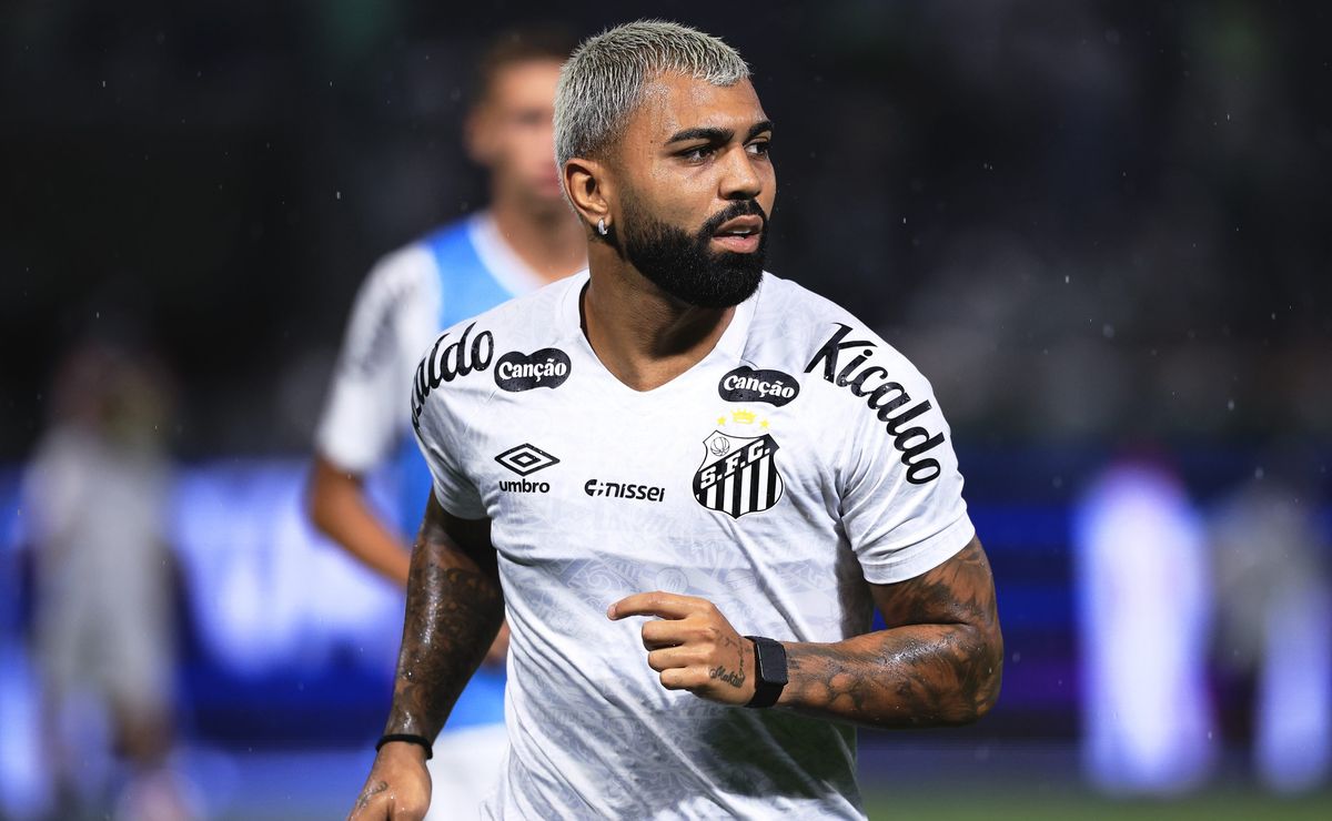 Gabigol será titular pelo Santos contra o Corinthians; veja a escalação completa do clássico
