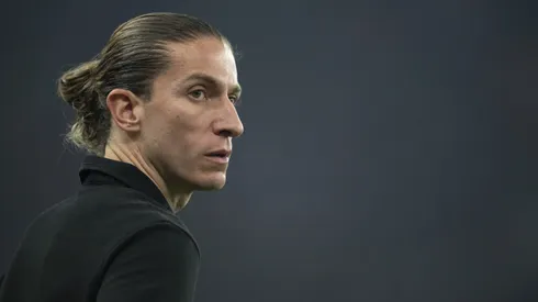 Filipe Luís, técnico do Flamengo. Foto: Jorge Rodrigues/AGIF