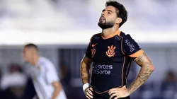 SP - SANTOS - 22/01/2026 - PAULISTA 2026, SANTOS X CORINTHIANS - Yuri Alberto jogador do Corinthians lamenta durante partida contra o Santos no estadio Vila Belmiro pelo campeonato Paulista 2026. Foto: Marcello Zambrana/AGIF