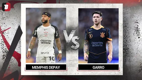 Depay e Garro são candidatos a cobrar pênalti no Corinthians. Fotos: Marcello Zambrana/AGIF e Thiago Ribeiro/AGIF