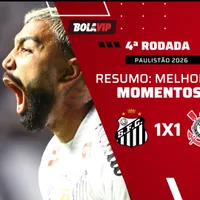 Com falha de Hugo Souza, Santos busca empate contra o Corinthians