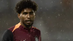 Hugo Souza, goleiro do Corinthians, durante partida contra o Bragantino no estadio Cicero De Souza Marques pelo campeonato Paulista 2026. Foto: Joisel Amaral/AGIF