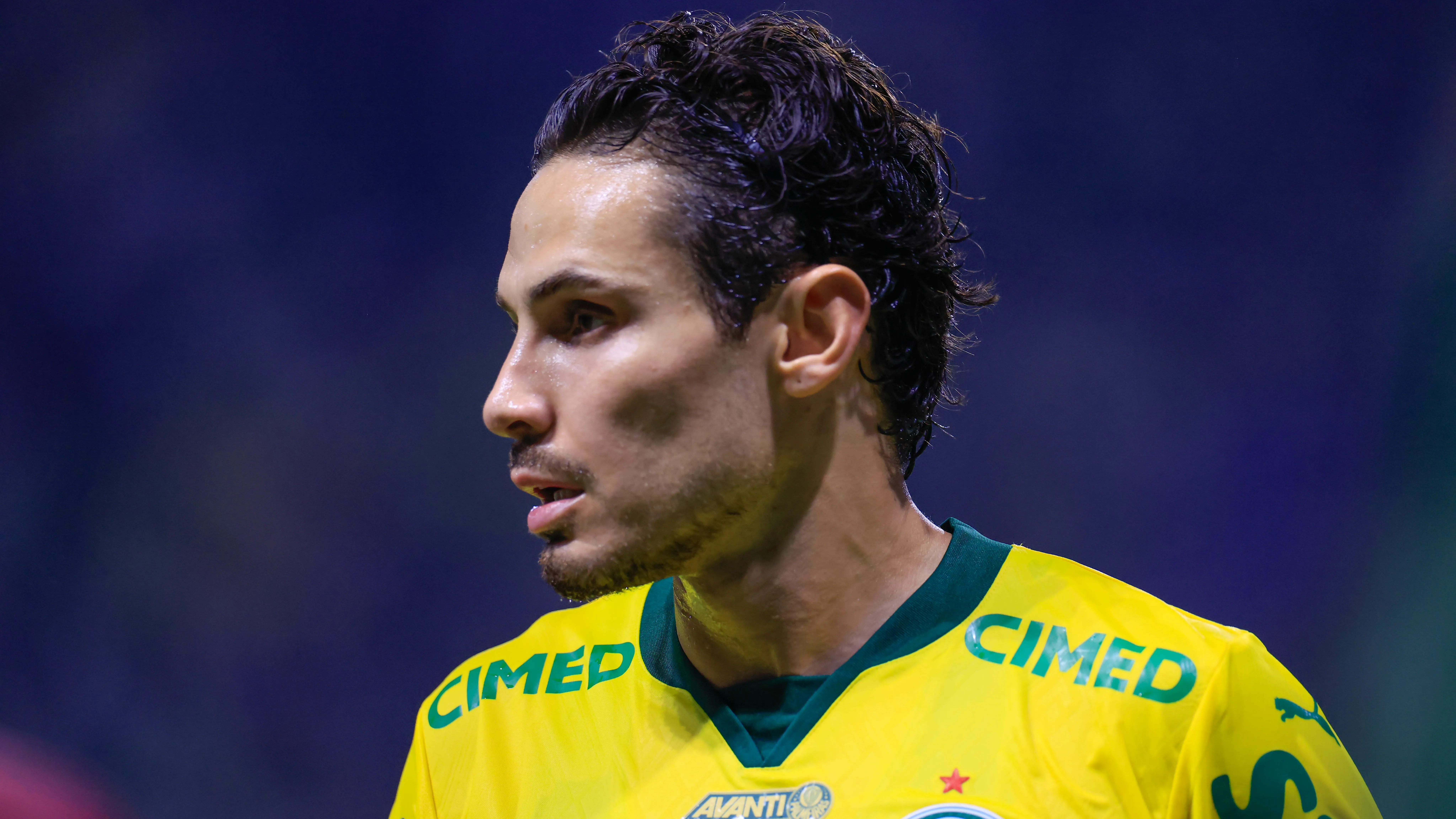 SP – SAO PAULO – 22/11/2025 – BRASILEIRO A 2025, PALMEIRAS X FLUMINENSE – Raphael Veiga jogador do Palmeiras durante partida contra o Fluminense no estadio Arena Allianz Parque pelo campeonato Brasileiro A 2025. Foto: Marcello Zambrana/AGIF