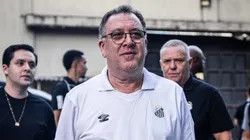 Marcelo Teixeira presidente do Santos na Vila Belmiro