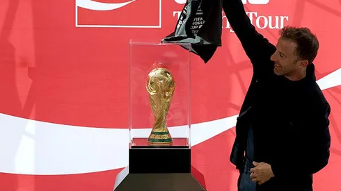 Taça da Copa do Mundo. Foto: Neville Hopwood/Getty Images for Coca-Cola