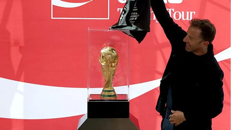 Taça da Copa do Mundo. Foto: Neville Hopwood/Getty Images for Coca-Cola