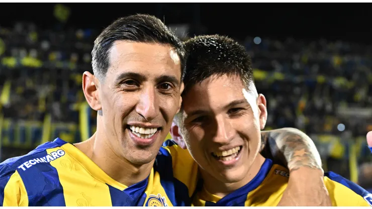 Franco Ibarra, volante do Rosário Central em partida pelo campeonato argentino (Foto: Luciano Bisbal/Getty Images)