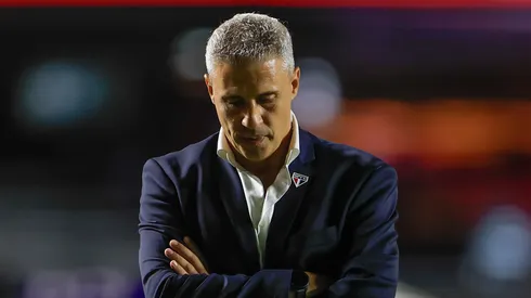 Hernan Crespo tecnico do Sao Paulo durante partida contra o Portuguesa Paulista no estadio Morumbi pelo campeonato Paulista 2026. Foto: Marcello Zambrana/AGIF