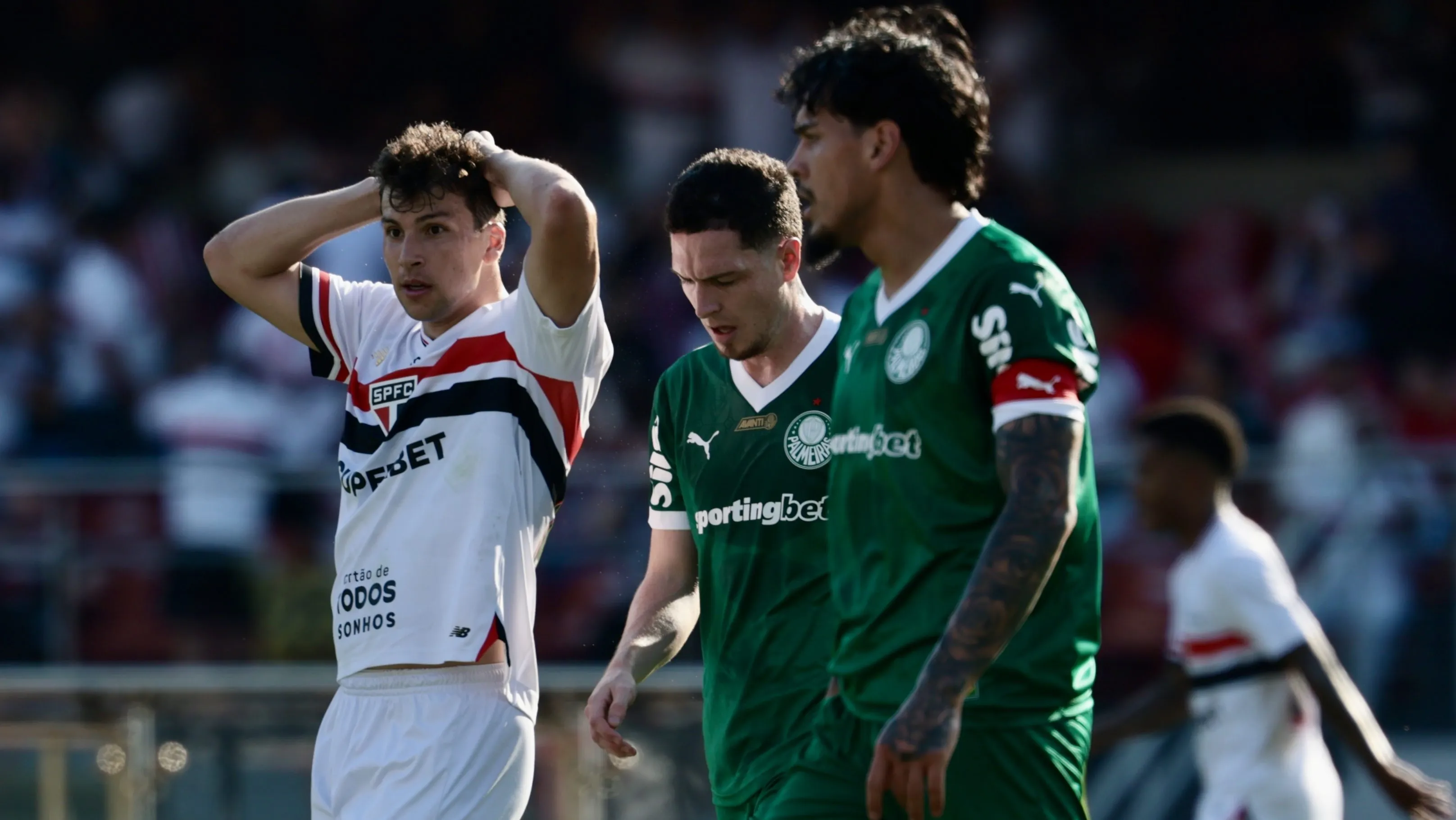 Palmeiras x São Paulo. Foto: Marcello Zambrana/AGIF