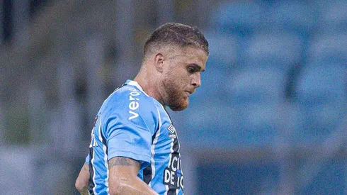 Gustavo Cuellar jogador do Gremio durante partida contra o Sao Jose no estadio Arena do Gremio pelo campeonato Gaucho 2026. Foto: Maxi Franzoi/AGIF