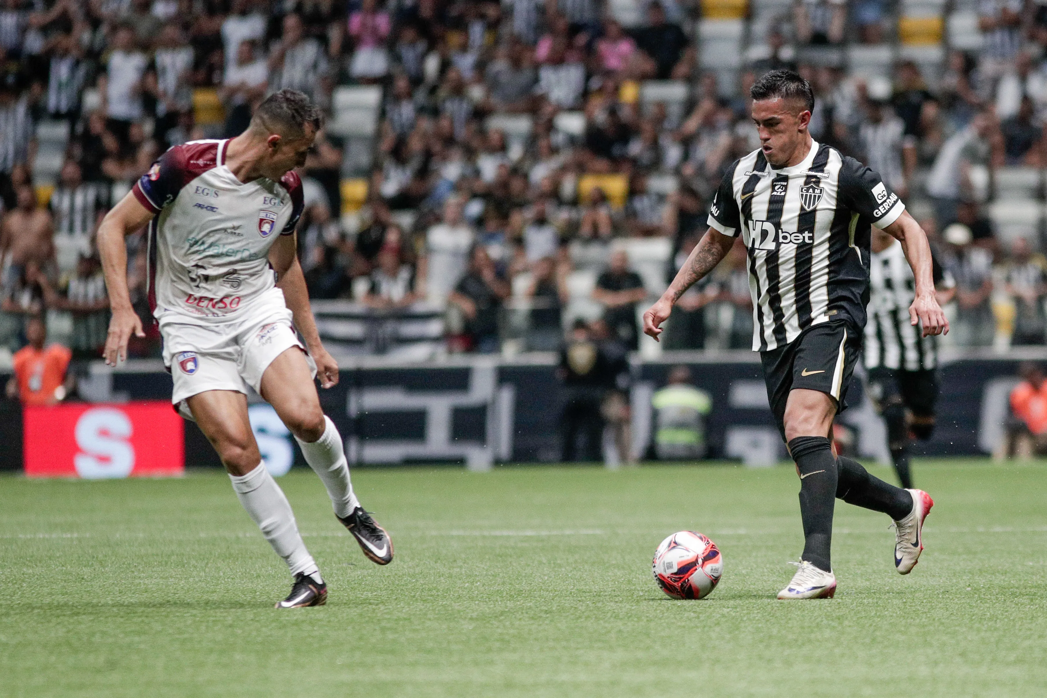 Atlético-MG empatou as quatro partidas pelo Campeonato Mineiro. Foto: Fernando Moreno/AGIF