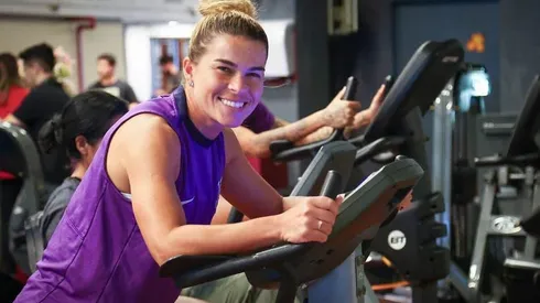 Tamires durante treino. Foto: Rodrigo Gazzanel/Ag Corinthians