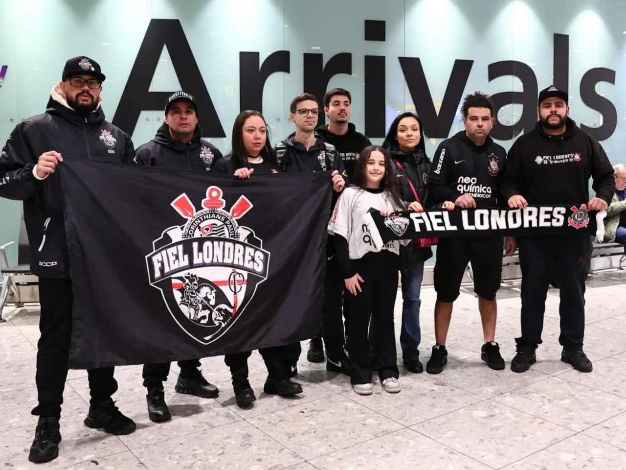 Fiel apoiando rumo ao Mundial. Foto: Rodrigo Gazzane/lAg. Corinthians