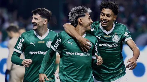 Luighi comemora gol ao lado de Facundo Torres