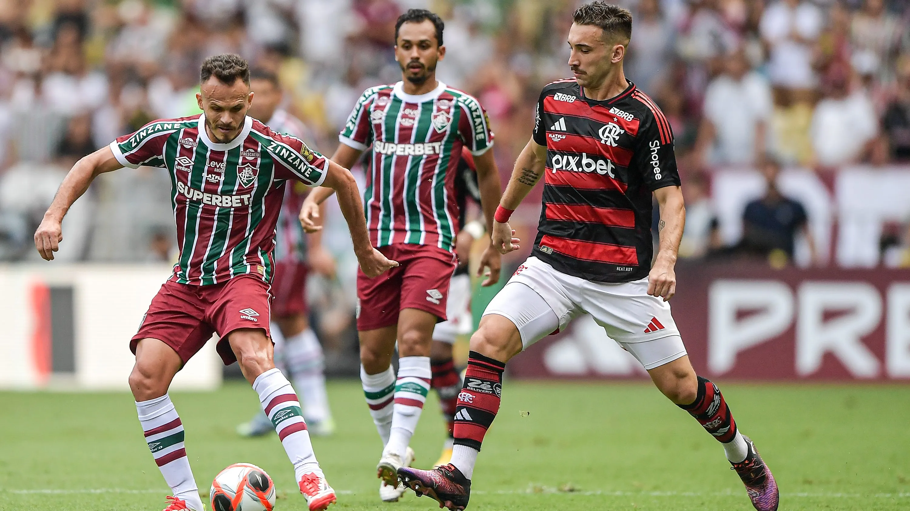 Fluminense x Flamengo. Foto: Thiago Ribeiro/AGIF