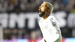 Gabigol marcou o gol de empate do Santos contra o Corinthians. Foto: Mauricio De Souza/AGIF
