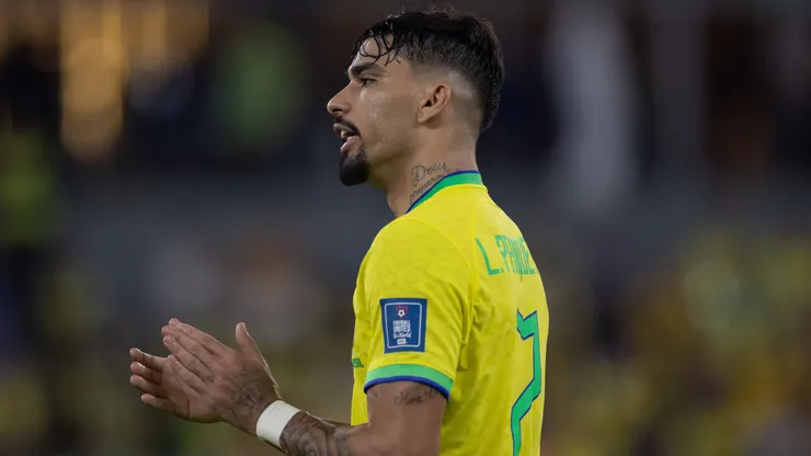 Catar - Doha - 05/12/2022 - COPA DO MUNDO 2022, BRASIL X CORREIA DO SUL - Lucas Paqueta jogador do Brasil durante partida contra o Correia do Sul no estadio 974 pelo campeonato Copa do Mundo 2022. Foto: Pedro Martins/AGIF