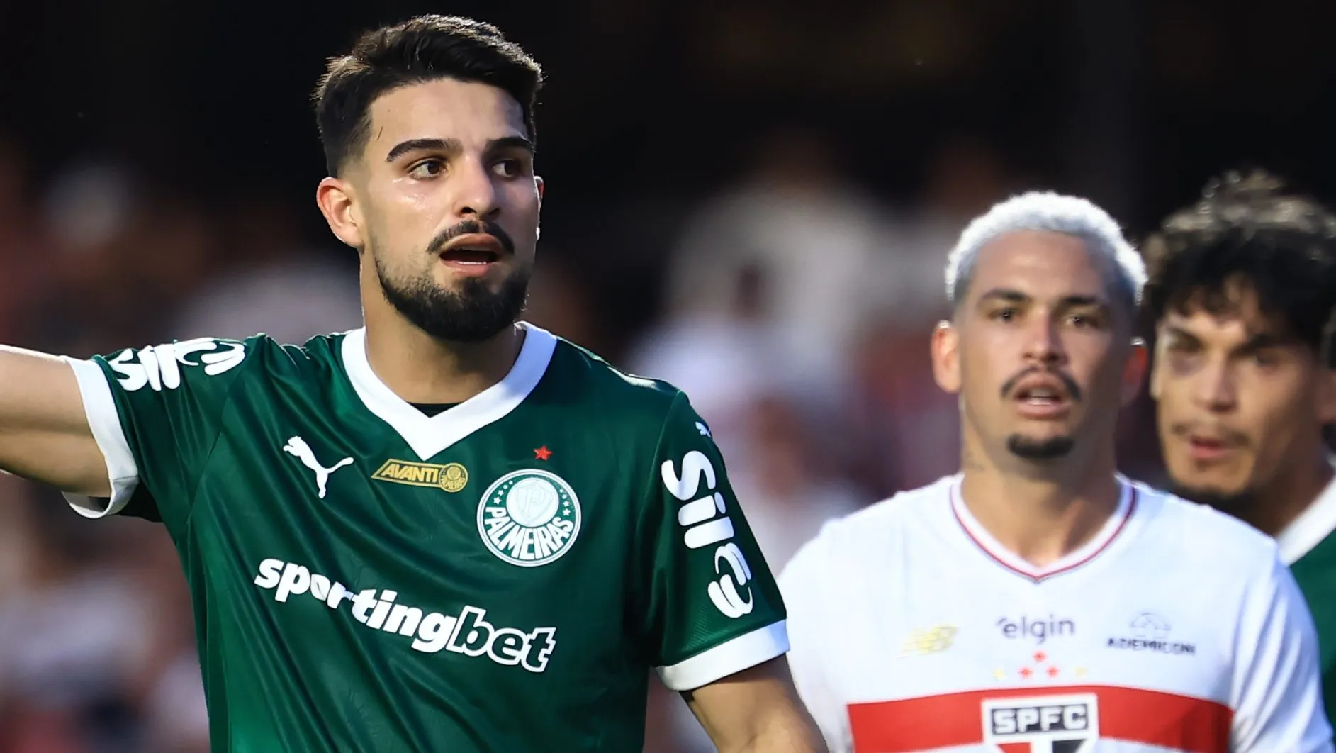 Palmeiras x São Paulo. Foto: Marcello Zambrana/AGIF