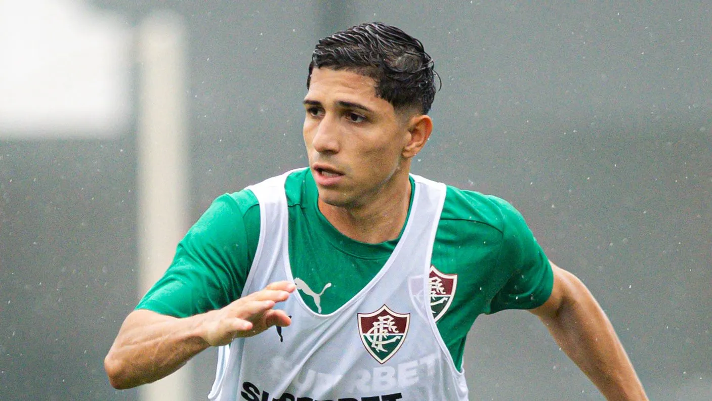 Savarino em treino pelo Flu. Foto: MARINA GARCIA / FLUMINENSE F.C