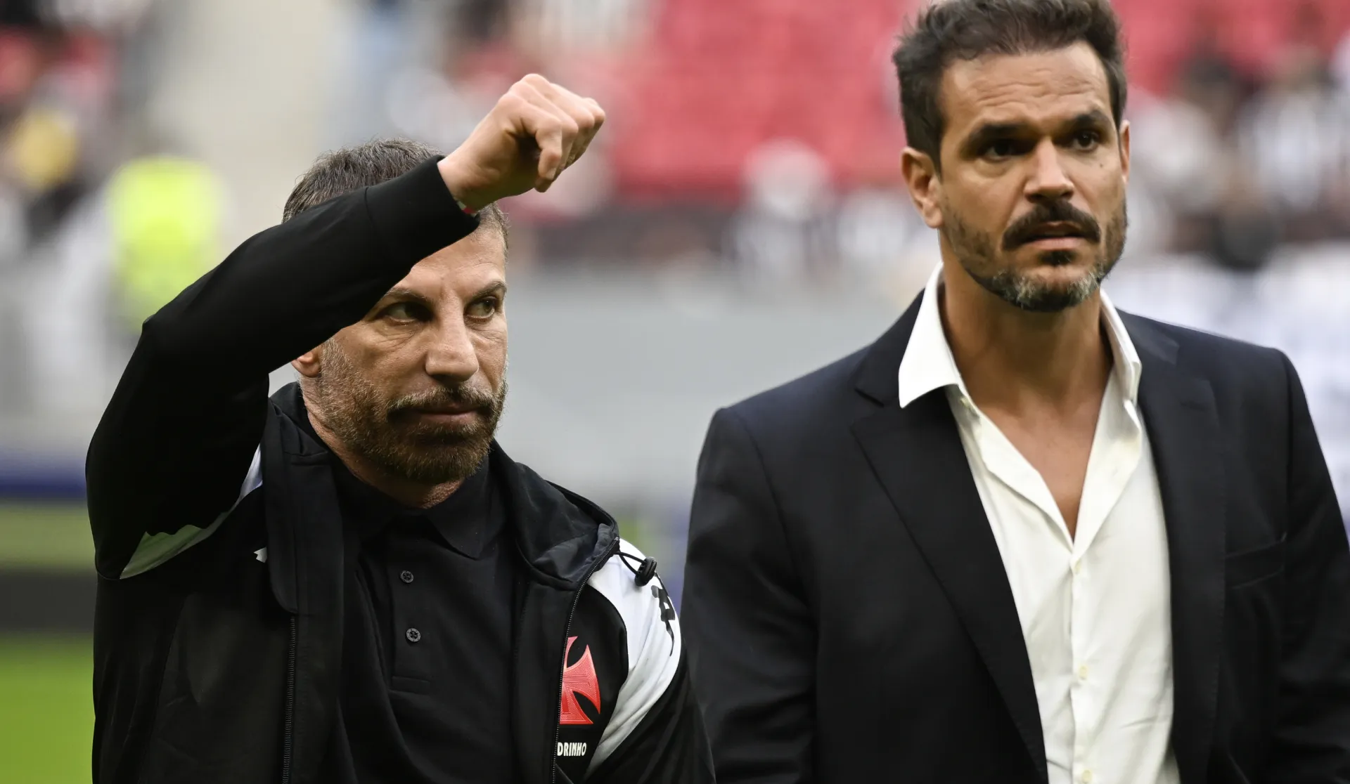 Pedrinho e Admar Lopes monitoram opções para o Vasco na janela – Foto: Mateus Bonomi/AGIF