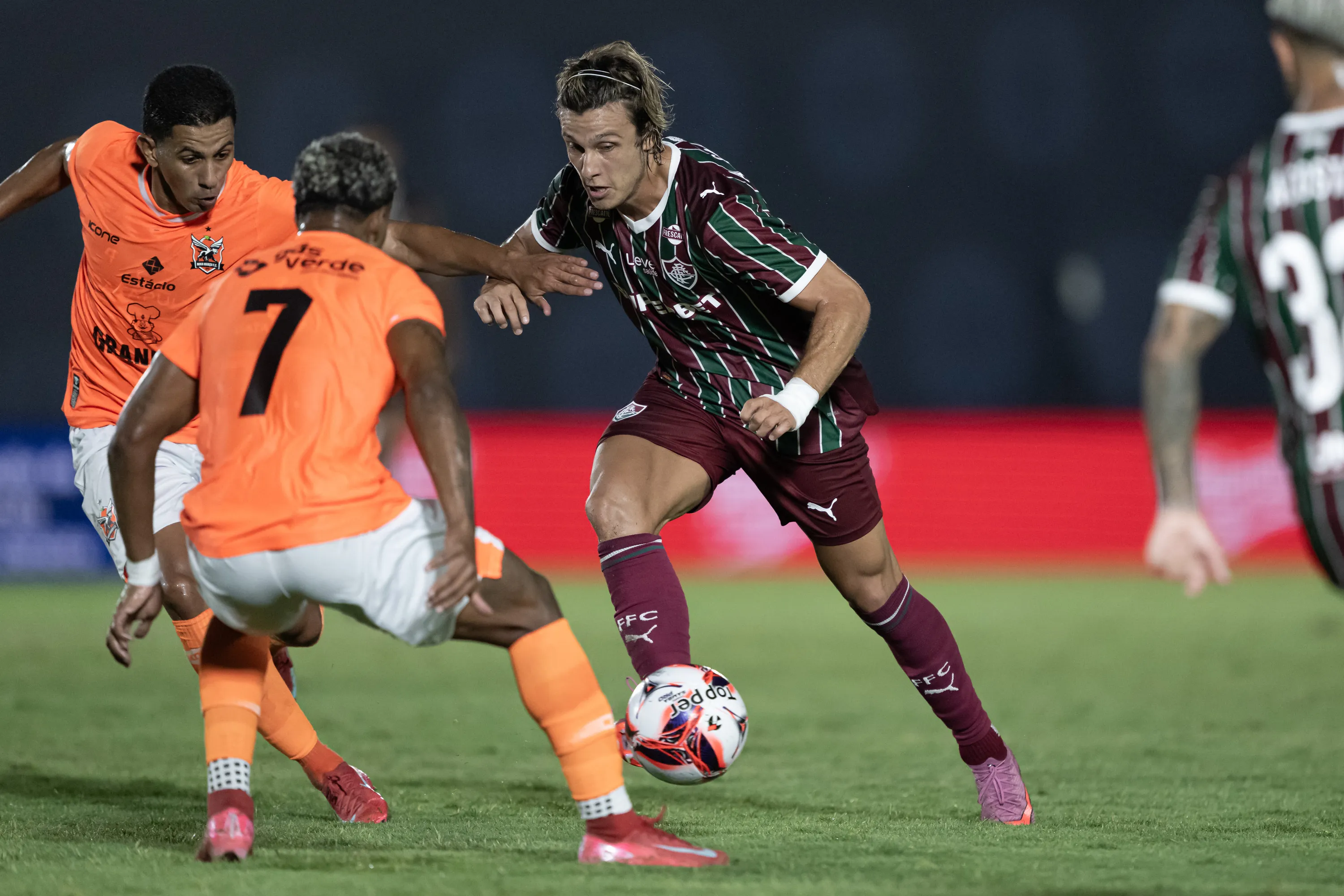 Canobbio durante a partida contra o Nova Iguaçu. Foto: Jorge Rodrigues/AGIF