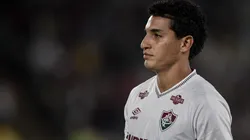 Fuentes, jogador do Fluminense, durante partida contra o Corinthians no estadio Maracana pelo campeonato Brasileiro A 2025. Foto: Thiago Ribeiro/AGIF