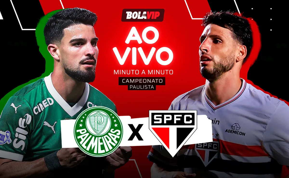 Palmeiras x São Paulo ao vivo pelo Campeonato Paulista 2026