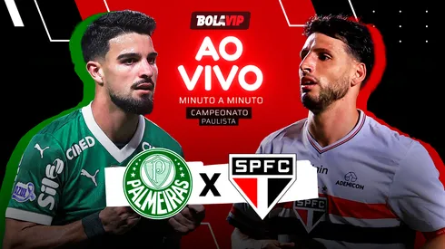 Acompanhe Palmeiras x São Paulo. FotoxFoto: (Flaco) Ettore Chiereguini e (Calleri) Marcello Zambrana
