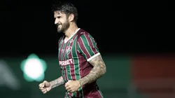 RJ - RIO DE JANEIRO - 22/01/2026 - CARIOCA 2026, NOVA IGUACU X FLUMINENSE - Everaldo jogador do Fluminense comemora seu gol durante partida contra o Nova Iguacu no estadio Luso Brasileiro pelo campeonato Carioca 2026. Foto: Jorge Rodrigues/AGIF