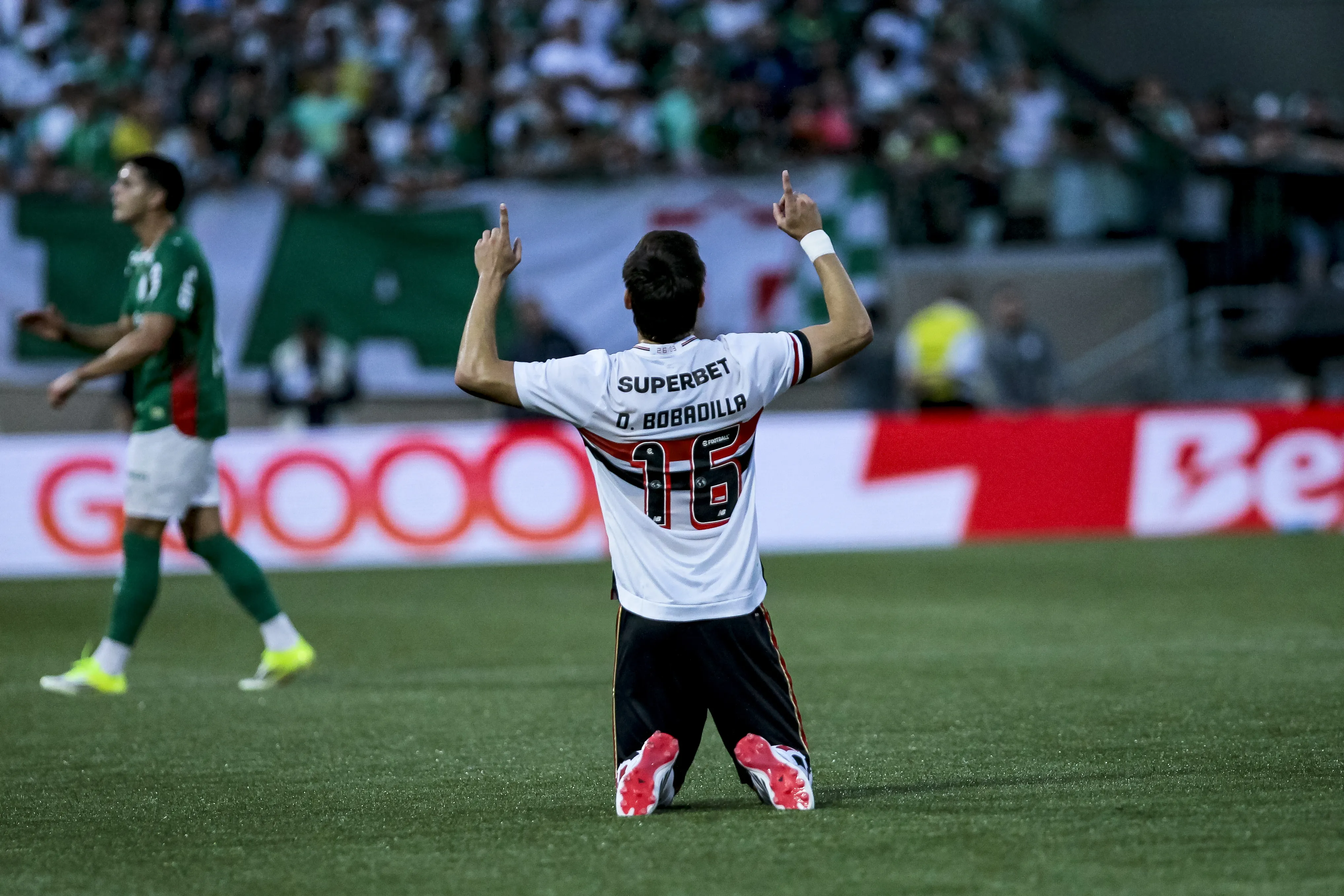 Bodadilla marcou o único gol do São Paulo. Foto: Marco Miatelo/AGIF