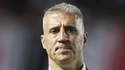 Hernán Crespo, técnico do São Paulo em partida pelo campeonato paulista (Foto: Alexandre Schneider/Getty Images)