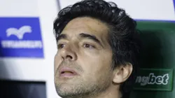 Abel Ferreira, técnico do Palmeiras em partida pelo campeonato paulista (Foto: Alexandre Schneider/Getty Images)