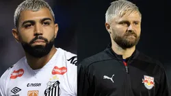 Gabigol e Sasha vão se enfrentar neste domingo pelo Paulistão - Fotos: Marcello Zambrana/AGIF e JoiselAmaral/AGIF