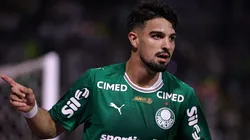 Flaco López foi um dos destaques do Palmeiras na vitória sobre o São Paulo. Foto: Fabio Giannelli/AGIF