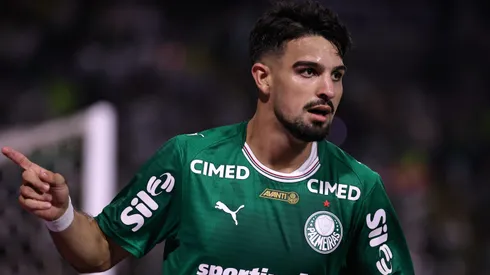 Flaco López foi um dos destaques do Palmeiras na vitória sobre o São Paulo. Foto: Fabio Giannelli/AGIF