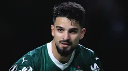 Flaco López em ação com a camisa do Palmeiras