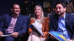 Samir Xaud, Cris Gambaré e Arthur Elias durante convocação. Foto: Livia Villas Boas/CBF