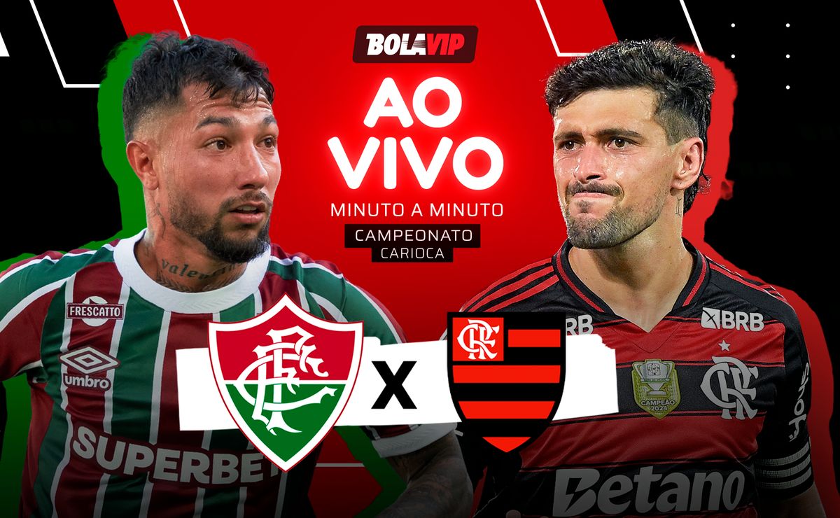 Fluminense x Flamengo AO VIVO – Pedro e John Kennedy são titulares pelo Campeonato Carioca