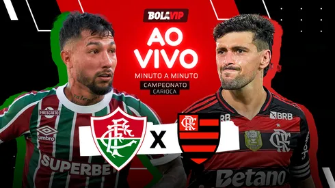 Acompanhe Fluminense x Flamengo. FotoxFoto: Jorge Rodrigues/AGIF e Alexandre Loureiro/AGIF